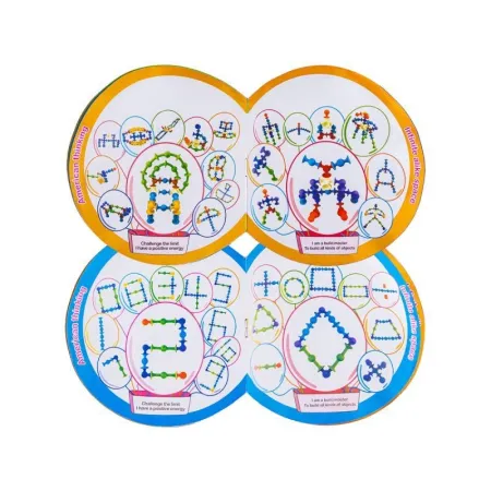 Klocki Konstrukcyjne, Kolorowe Przyssawki, Wesołe Buźki 39 Sztuk Przecena 1-1946173