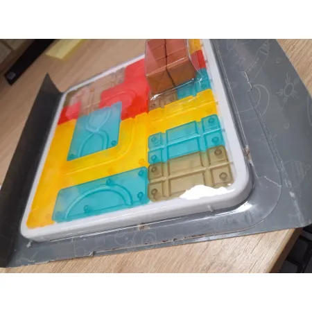 Logiczna układanka, Gra planszowa, Plansza + Kolorowe klocki Przecena 1-1946200