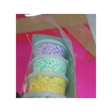 Koraliki Do Prasowania 3000szt, Prasowanki, Do Prasowanek, 6 Kolorów, Zapas - PASTELOWE KOLORY MIX Przecena 1-1946237