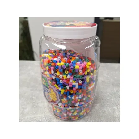 Prasowanka Koraliki Do Prasowania Zestaw 9000 Elementów W Butelce Słoik + 3 Podkładki Szablony Przecena 1-1946271