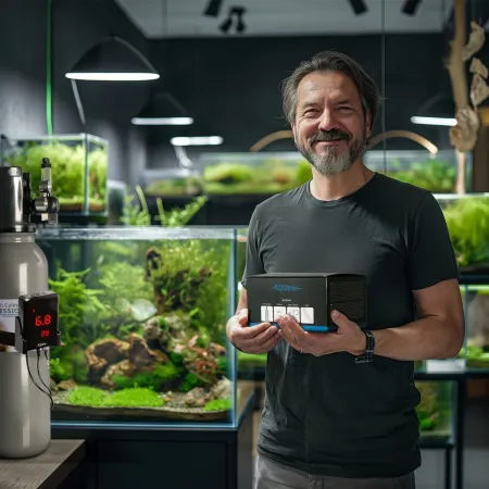 Aquario Exclusive 2.0 - zestaw CO2 z elektrozaworem i komputerem pH + butla 5l-1961770