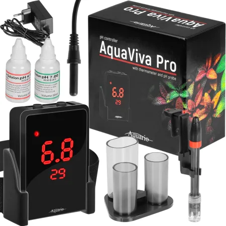 Aquario Exclusive 2.0 - zestaw CO2 z elektrozaworem i komputerem pH + butla 8l-1961781