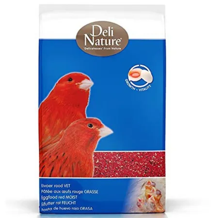 Deli Nature Eggfood Red Moist – wilgotna jajeczna karma dla kanarków czerwonych i łuszczaków 1 kg