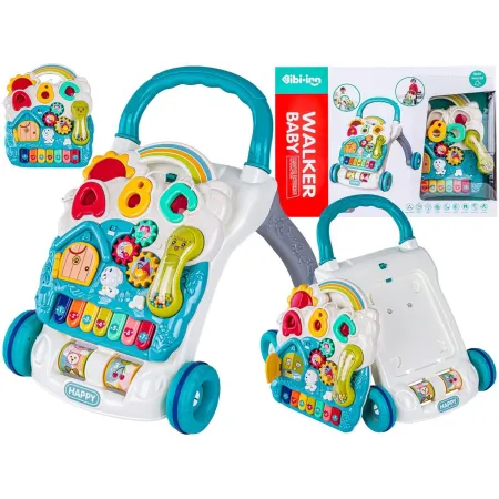 Edukacyjny Chodzik dla dzieci, Jeździk Muzyczny, Pchacz Niebieski Przecena 1-1972218