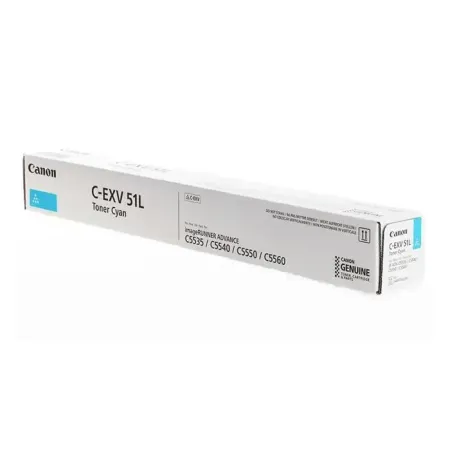 Oryginalny Toner Cyan Canon ADV iR-C5535, iR-C5540, iR-C5550, iR-C5560 (C-EXV51LC, CEXV51LC, 0485C002)