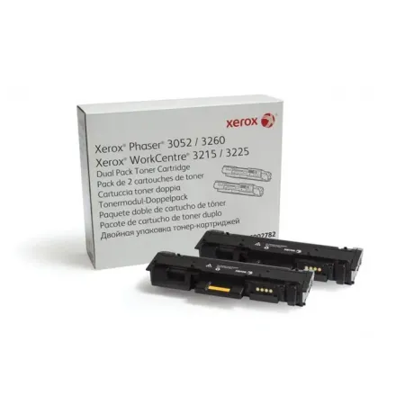Oryginalny Toner Czarny Xerox Phaser 3052, 3260, WorkCentre 3215, 3225 (106R02782) (DWUPAK)