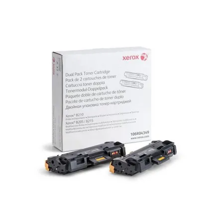 Oryginalny Toner Czarny Xerox B205, B210, B215 (106R04349) (DWUPAK)