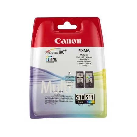 Oryginalny Tusz CMYK Canon PG-510, PG510, CL-511, CL511 (2970B017AA, 2970B010)