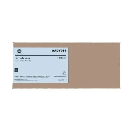 Oryginalny Toner Czarny Konica Minolta Bizhub 3602P (TNP58, TNP-58, AADY011)