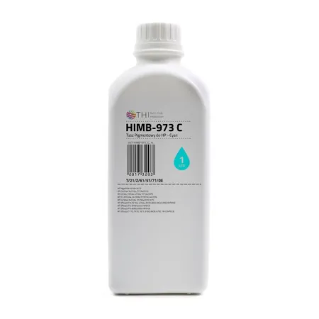 Butelka Cyan HP 1L Tusz Pigmentowy (Pigment) INK-MATE HIMB973