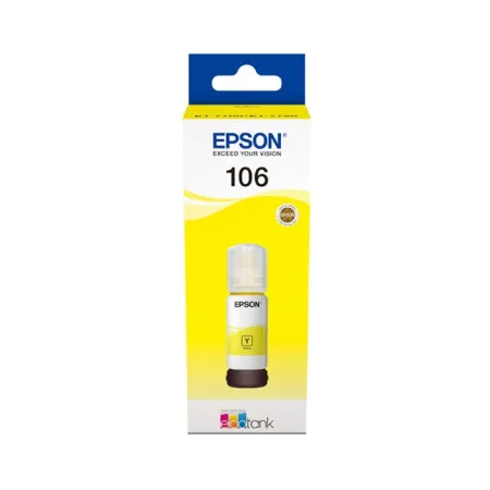 Oryginalny Tusz w butelce Yellow Epson 106 (T00R4, C13T00R440)