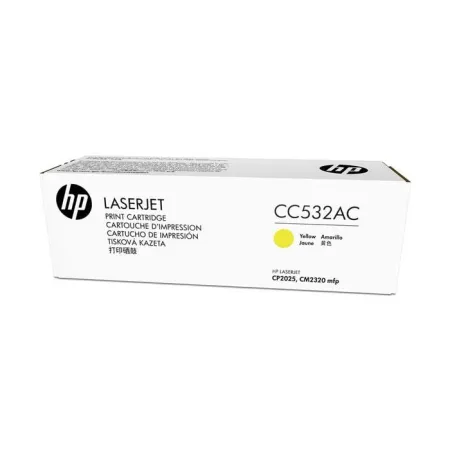 Oryginalny Toner Yellow HP Color LaserJet CP2025, CM2320 (304AC CC532AC)