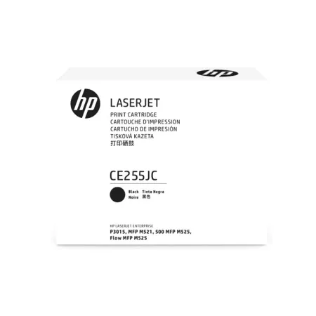 Oryginalny Toner Czarny HP LaserJet  P3015 (55JC CE255JC), kompatybilne z CE255X