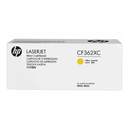 Oryginalny Toner Yellow HP Color LaserJet Enterprise M552 (508XC CF362XC), kompatybilne z CF362X