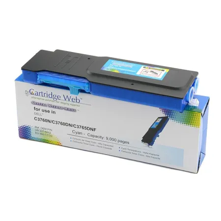 Toner Cartridge Web Cyan Dell 3760 zamiennik 593-11122