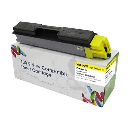 Toner Cartridge Web Yellowa Kyocera TK5135 zamiennik TK-5135Y