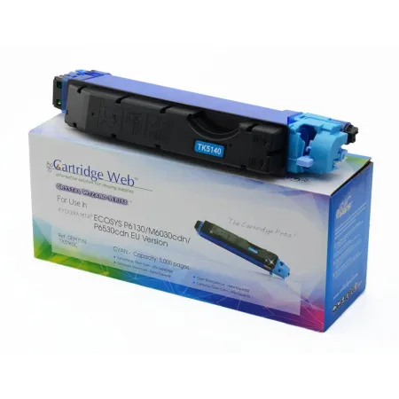 Toner Cartridge Web Cyan Kyocera TK5140 zamiennik TK-5140C