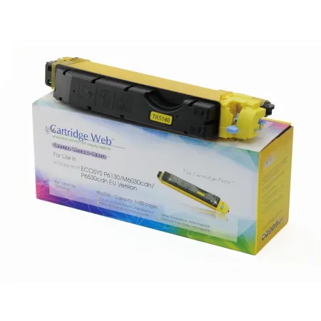 Toner Cartridge Web Yellow Kyocera TK5140 zamiennik TK-5140Y