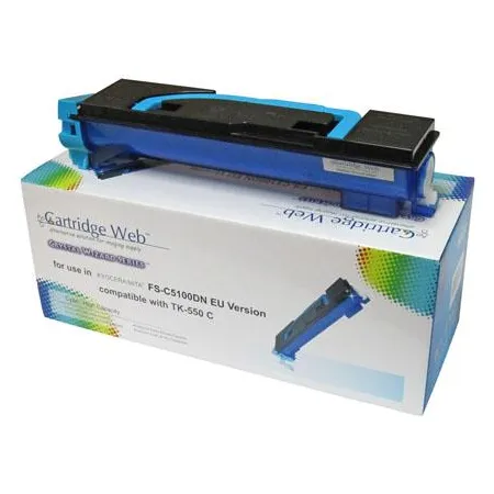 Toner Cartridge Web Cyan Kyocera TK550/TK552 zamiennik TK-550C
