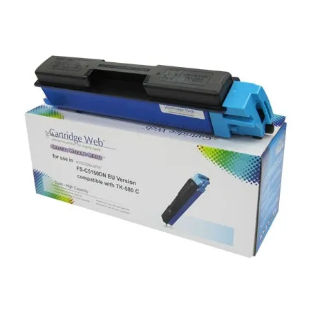 Toner Cartridge Web Cyan Kyocera TK580 zamiennik TK-580C