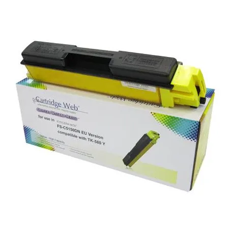 Toner Cartridge Web Yellow Kyocera TK580 zamiennik TK-580Y