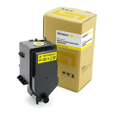 Toner Cartridge Web Yellow Minolta C3320 zamiennik TNP80Y (AAJW252)