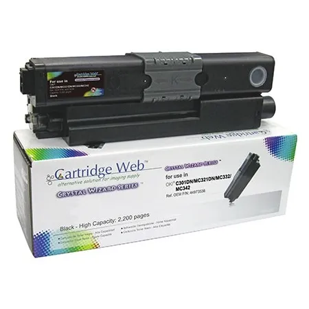 Toner Cartridge Web Black OKI C301 zamiennik 44973536