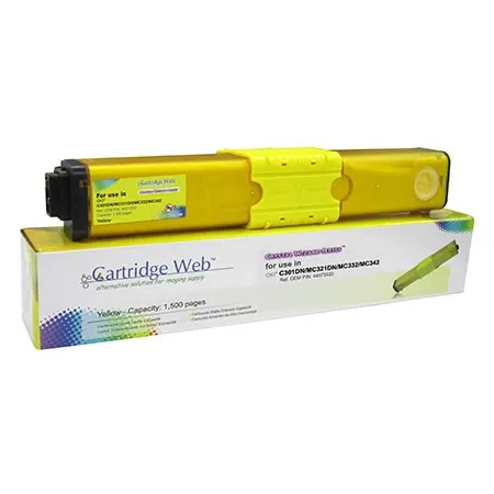 Toner Cartridge Web Yellow OKI C301 zamiennik 44973533