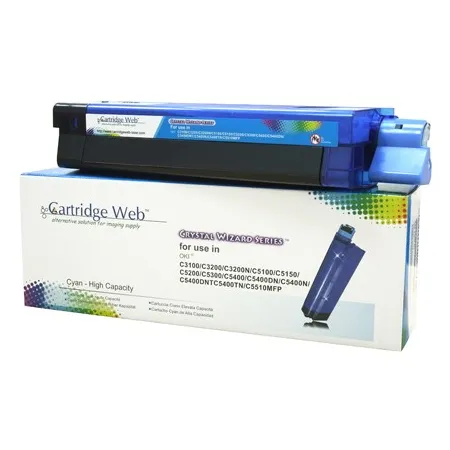 Toner Cartridge Web Cyan OKI C3100/C5100/C5450 zamiennik 42804515/42127407/42127456