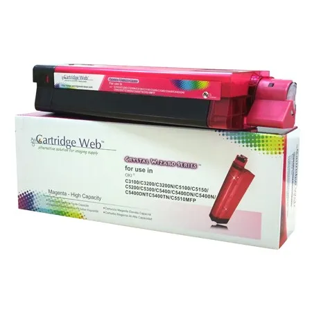 Toner Cartridge Web Magenta OKI C3100/C5100/C5450 zamiennik 42804514/42127406/42127455