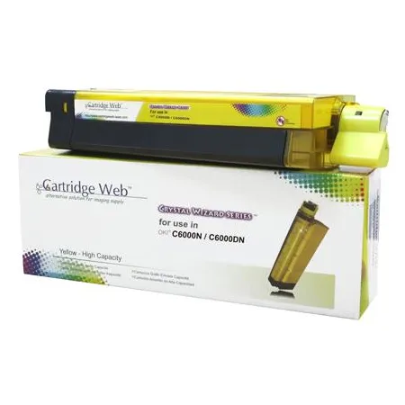 Toner Cartridge Web Yellow OKI C8600/C8800 zamiennik 43487709