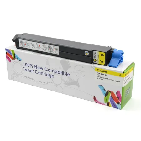 Toner Cartridge Web Yellow OKI ES3640A3, ES3640 PRO, WS3640 PRO MFP PRO zamiennik 43837105
