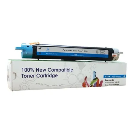 Toner Cartridge Web Cyan Xerox 6250 zamiennik 106R00672