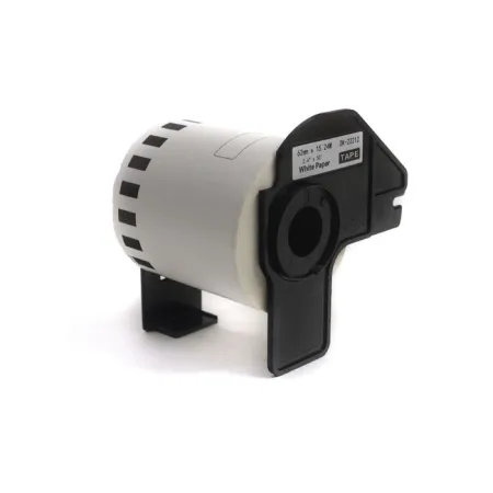 Etykiety JetWorld Zamiennik Brother DK Czarny na Białym 62mm*15.24m  DK22212, DK-22212, DK22.212