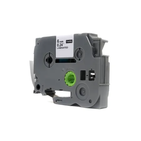 Taśma elastyczna JetWorld Czarny na Białym Zamiennik Brother 6mm x 8m TZe-FX211 (TZEFX211, TZFX211, TZ-FX211, AZEFX211, AZE-FX211)