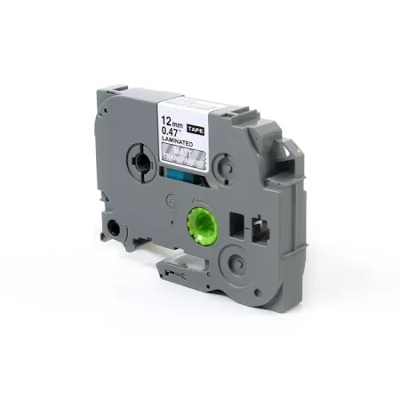 Taśma JetWorld Biały na Matowym Przezroczystym Zamiennik Brother 12mm x 8m TZe-M35 (TZEM35, TZM35, TZ-M35, AZEM35, AZE-M35)