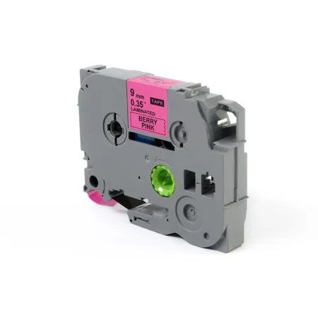 Taśma JetWorld Czarny na Jagodowo-różowym Zamiennik Brother 9mm x 8m TZe-MQP21 (TZeMQP21, TZMQP21, TZ-MQP21, AZeMQP21, AZe-MQP21)