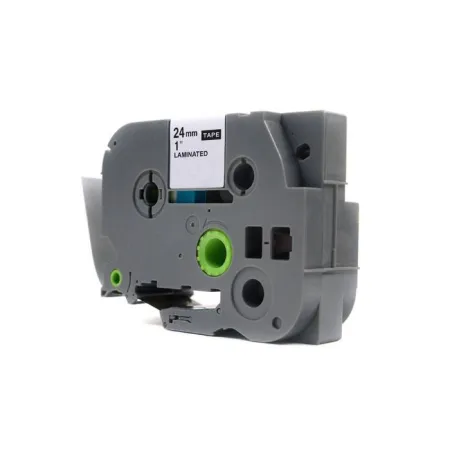 Taśma (ekstra mocny klej) JetWorld Czarny na Przezroczystym Zamiennik Brother 24mm x 8m TZe-S151 (TZES151, TZS151, TZ-S151, AZE151, AZE-151)