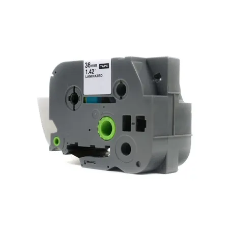 Taśma (ekstra mocny klej) JetWorld Czarny na Żółtym Zamiennik Brother 36mm x 8m TZe-S661 (TZES661, TZS661, TZ-S661, AZES661, AZE-S661 )