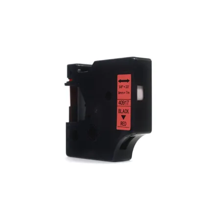 Taśma JetWorld Zamiennik Dymo D1 Czarny na Czerwonym 9mm x 7m  LM100 , LM120, LM150, LM160, LM200, LM210, LM210D, LM220, LM260, LM260P, LM260D, LM280,