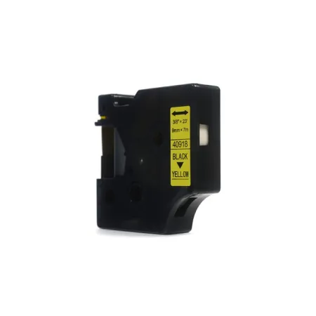 Taśma JetWorld Zamiennik Dymo D1 Czarny na Żółtym 9mm x 7m  LM100 , LM120, LM150, LM160, LM200, LM210, LM210D, LM220, LM260, LM260P, LM260D, LM280, LM