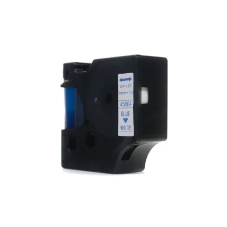 Taśma JetWorld Zamiennik Dymo D1 Niebieski na Białym, 19mm x 7m (45804) (S0720840)