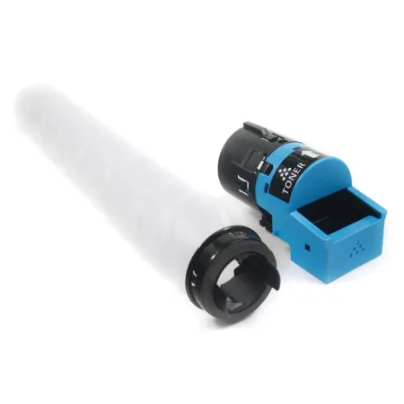 Pusta kaseta Konica Minolta Bizhub TN328C, TN626C Cyan 100% nowa  (wystarczy wsypać proszek i założyć odpowiedni chip)