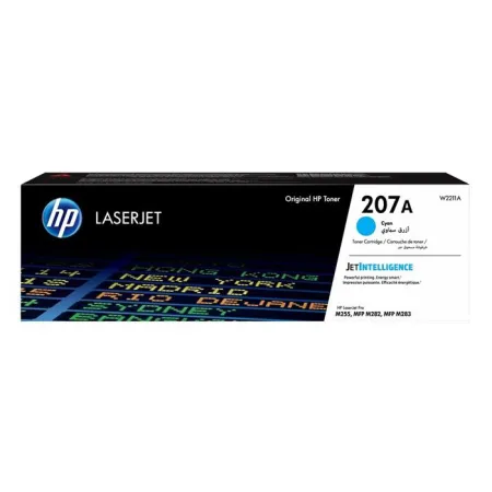 Oryginalny Toner Cyan HP Color LaserJet Pro M255, MFP M282, MFP M283, M283 (207A W2211A)