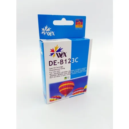 Tusz Wox Cyan Brother LC-123C/LC-121C zamiennik LC123C/LC121C