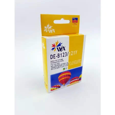 Tusz Wox Yellow Brother LC-123Y/LC-121Y zamiennik LC123Y/LC121Y