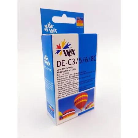 Tusz Wox Cyan Canon BCI3EC / BCI6EC zamiennik 4480A002