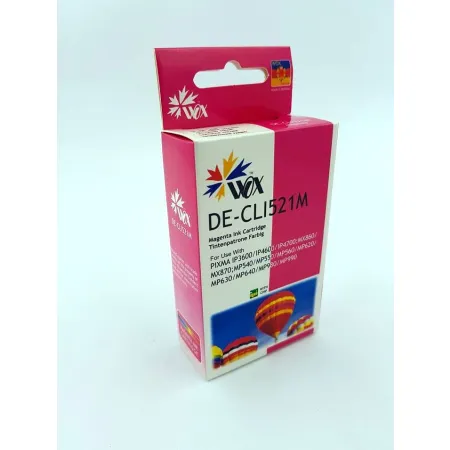 Tusz Wox Magenta Canon CLI 521M zamiennik CLI-521M