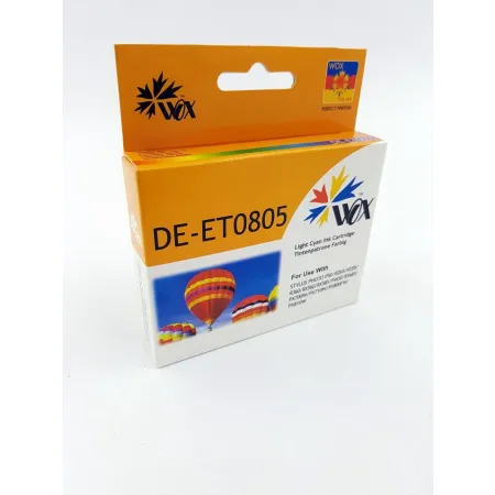Tusz Wox Light Cyan EPSON T0805 zamiennik C13T08054010