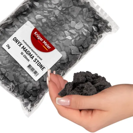 Kruger Meier Onyx Magma Stones 10-20 mm - Żwir do akwarium 2kg-1994771
